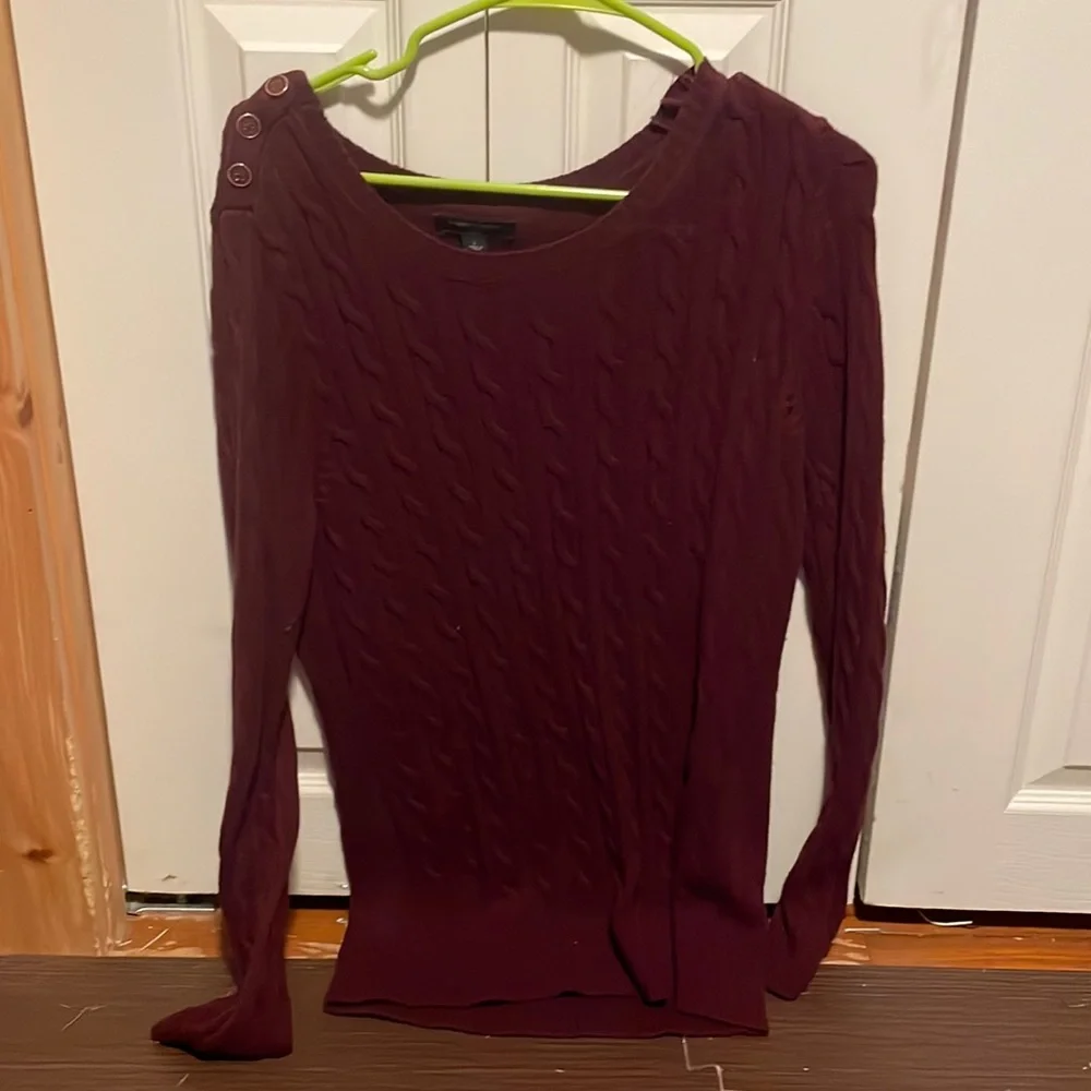 L Banana Republic Purple Sweater - Picture 1 of 2